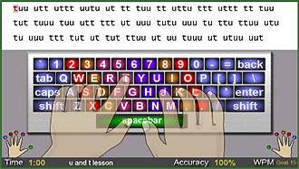 beginner typing games