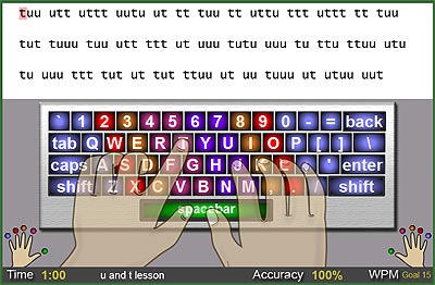lesson typing tutor 